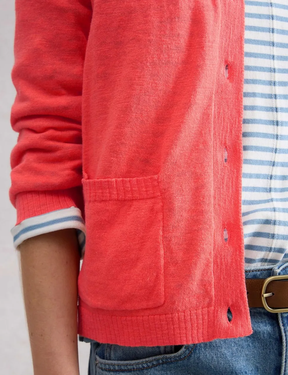 Cotton Rich V-Neck Cardigan