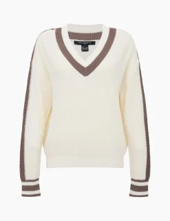 Cotton Rich V-Neck Jumper