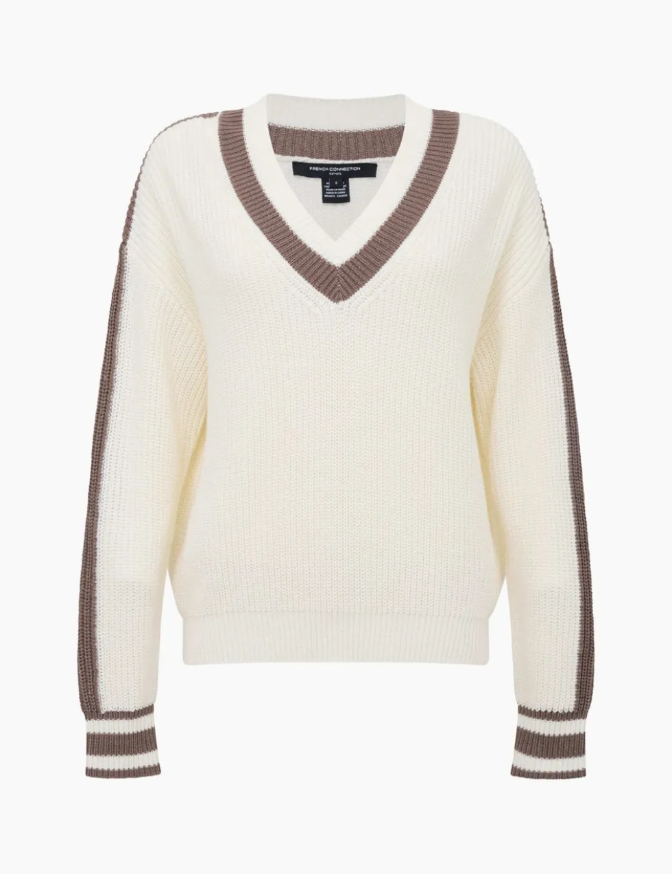 Cotton Rich V-Neck Jumper