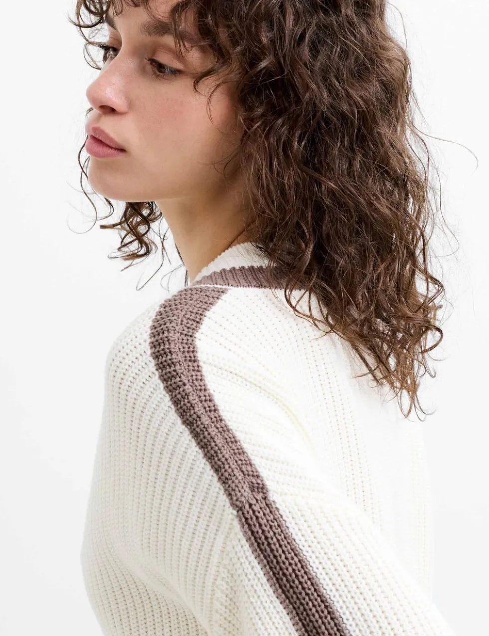 Cotton Rich V-Neck Jumper