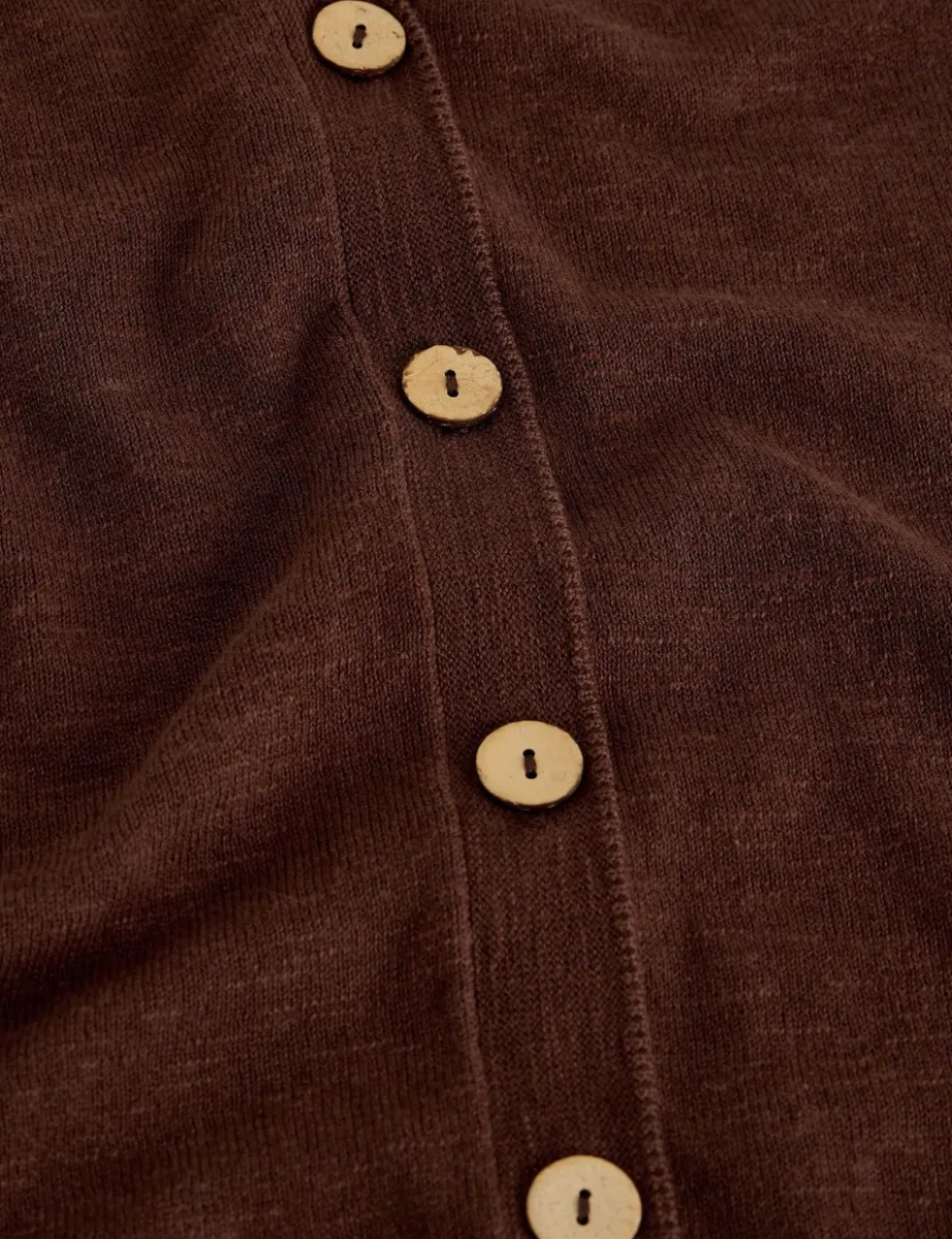 Cotton Rich V-Neck Knitted Vest