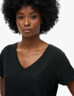 Cotton Rich V-Neck Relaxed T-Shirt