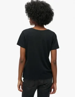 Cotton Rich V-Neck Relaxed T-Shirt