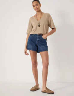 Cotton Rich V-Neck T-Shirt