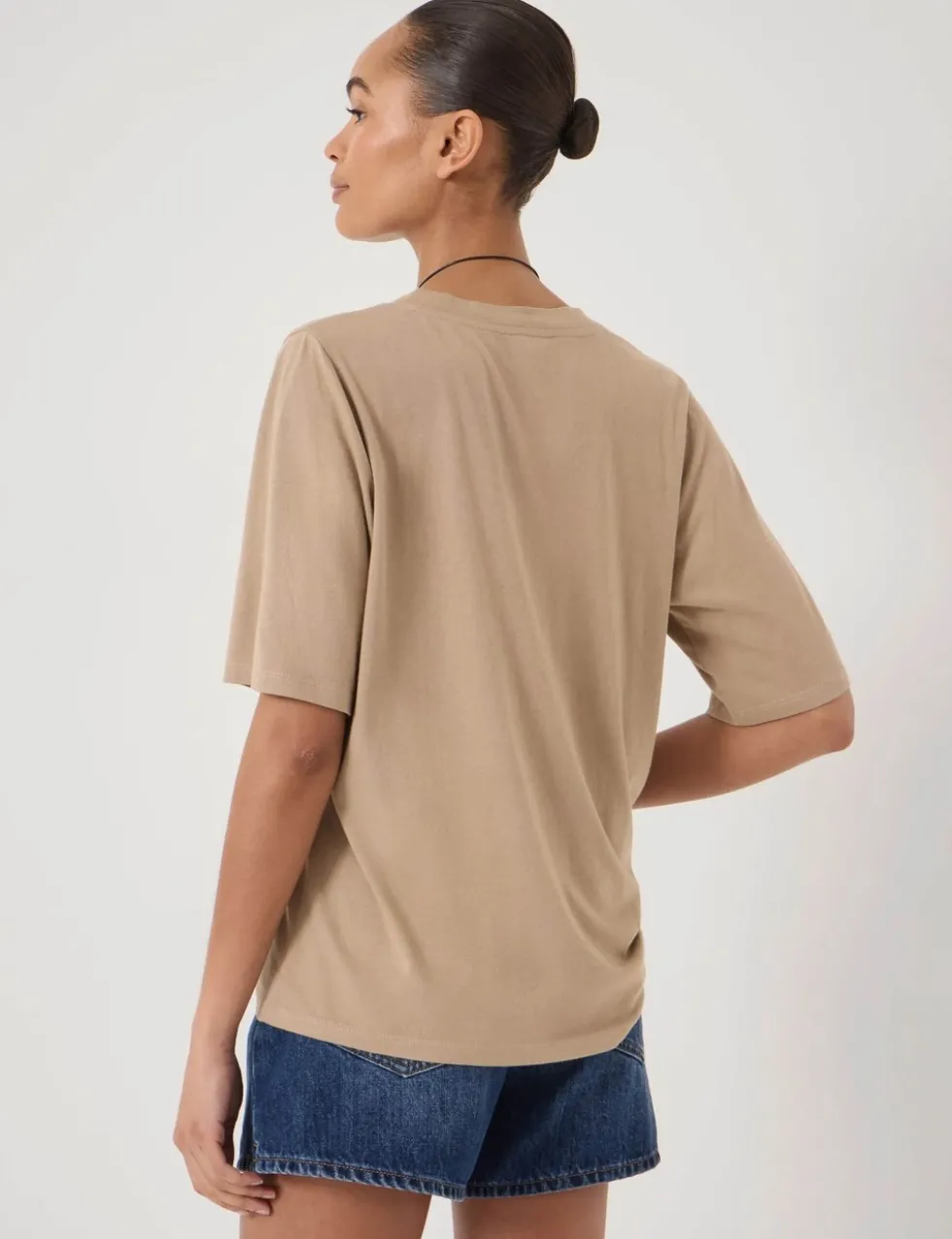 Cotton Rich V-Neck T-Shirt