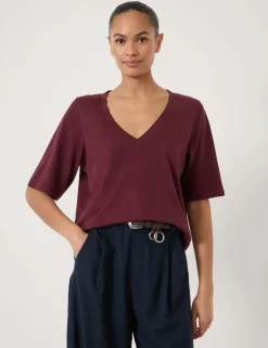 Cotton Rich V-Neck T-Shirt