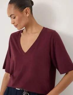 Cotton Rich V-Neck T-Shirt