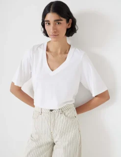 Cotton Rich V-Neck T-Shirt