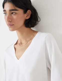 Cotton Rich V-Neck T-Shirt