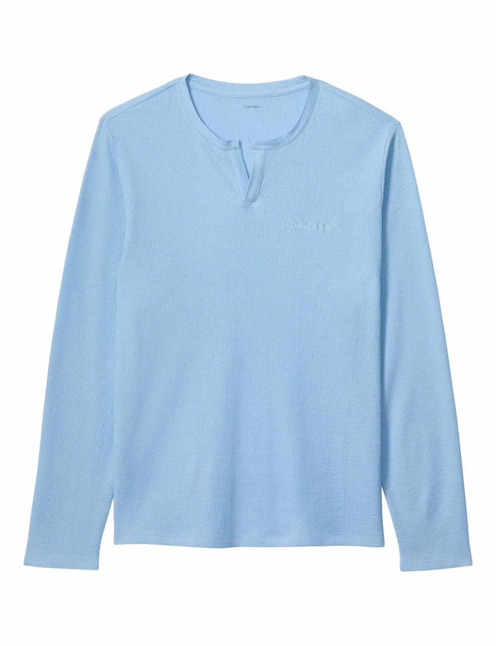 Cotton Rich Waffle Henley Pyjama Top