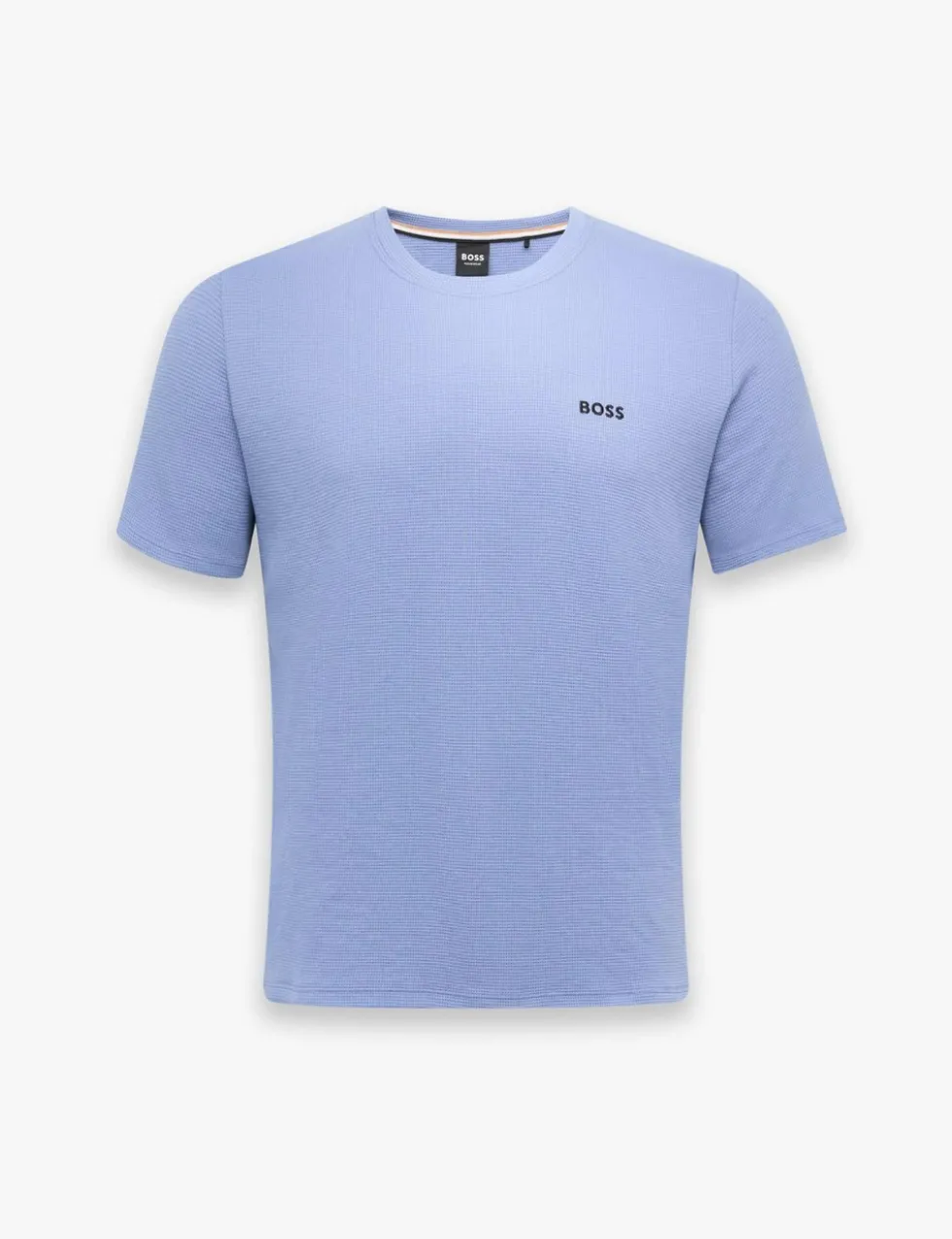 Cotton Rich Waffle Logo Embroidery T-Shirt
