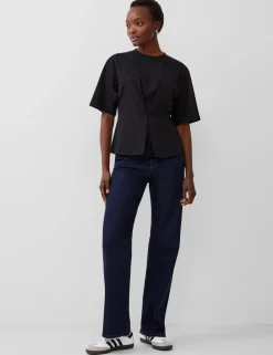 Cotton Rich Waisted Top