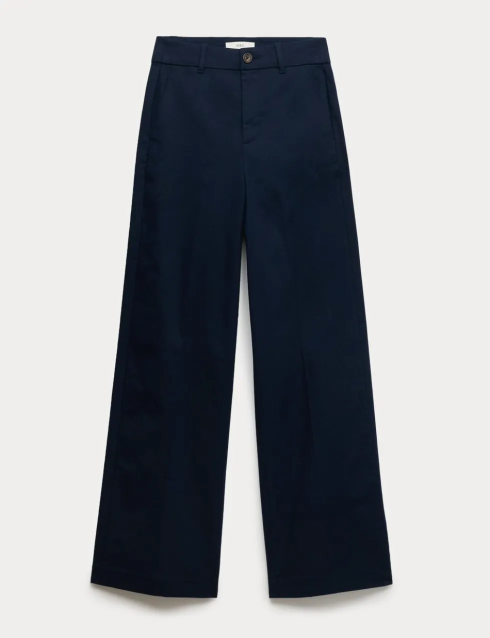 Cotton Rich Wide Leg Chinos