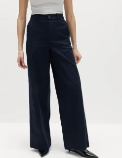 Cotton Rich Wide Leg Chinos