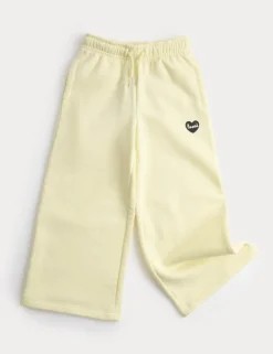 Cotton Rich Wide Leg Joggers (2-8 Yrs)