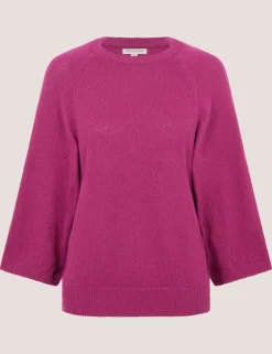 Cotton Rich Wide Sleeve Jumper