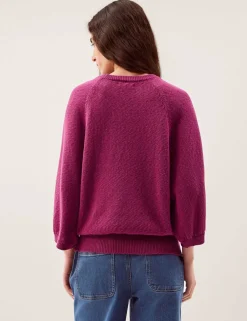 Cotton Rich Wide Sleeve Jumper