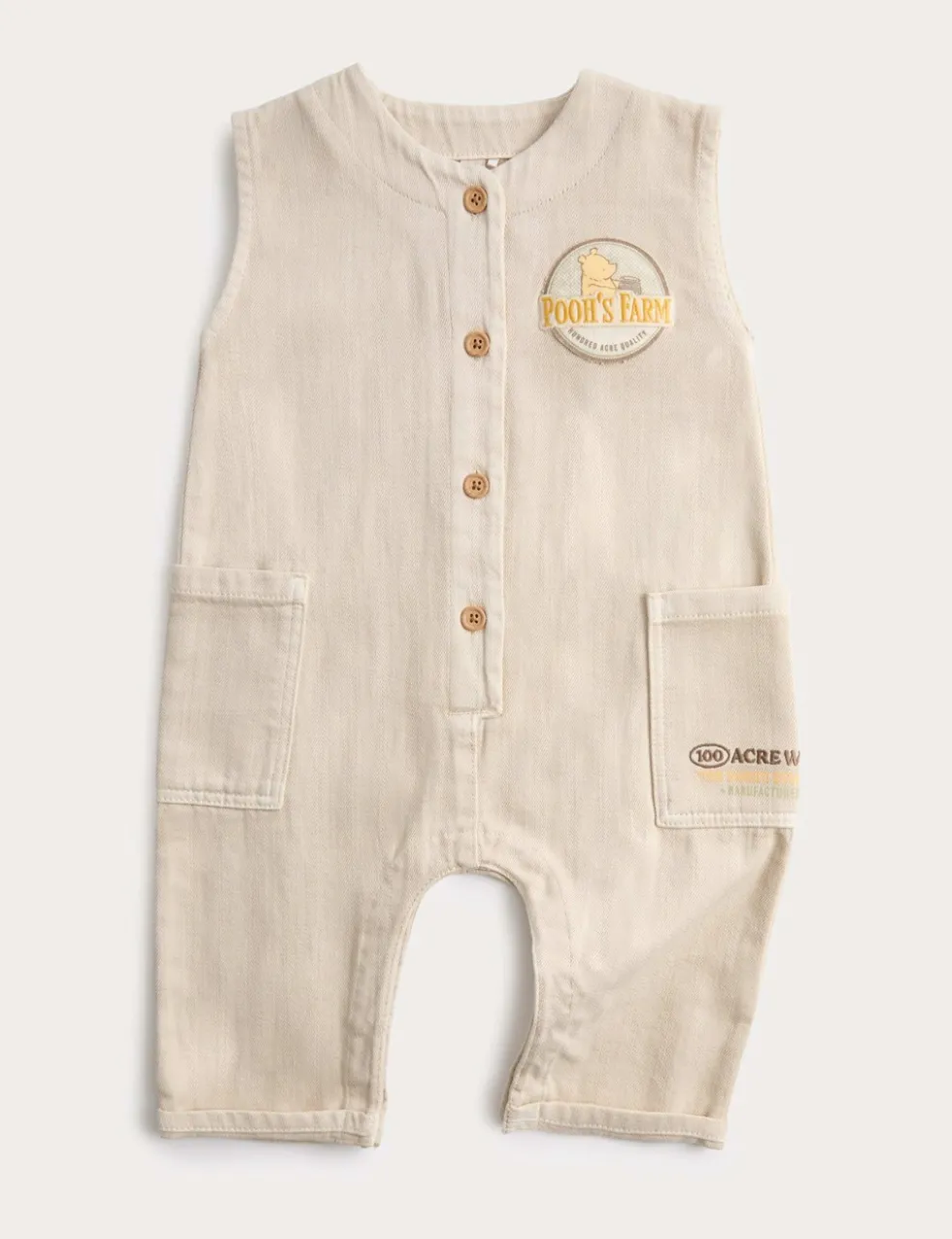 Cotton Rich Winnie the Pooh™ Romper (0-3 Yrs)