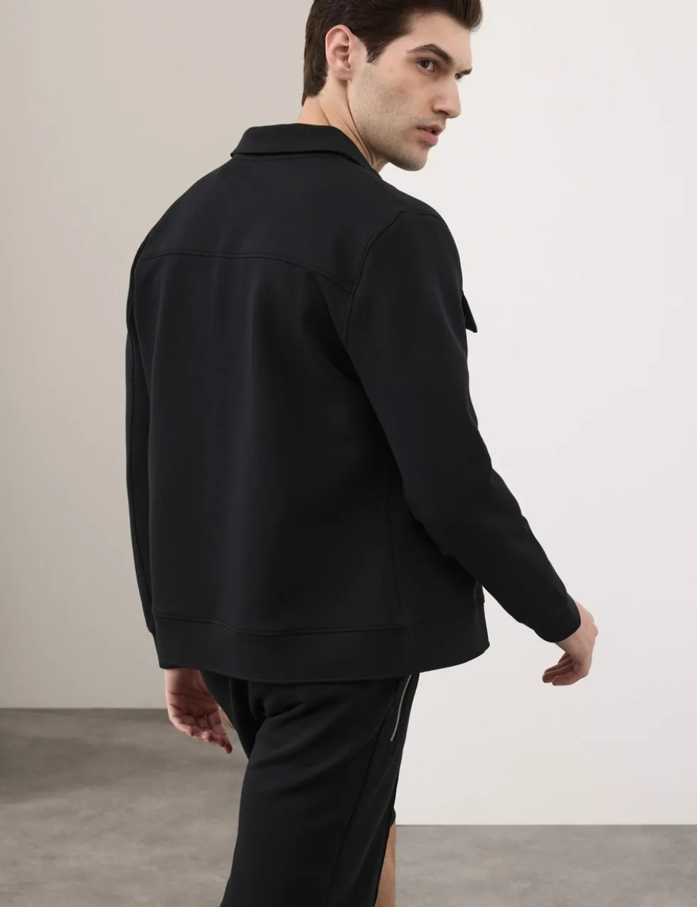 Cotton Rich Zip Jacket