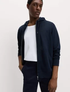 Cotton Rich Zip Through Hoodie