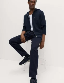 Cotton Rich Zip Through Hoodie
