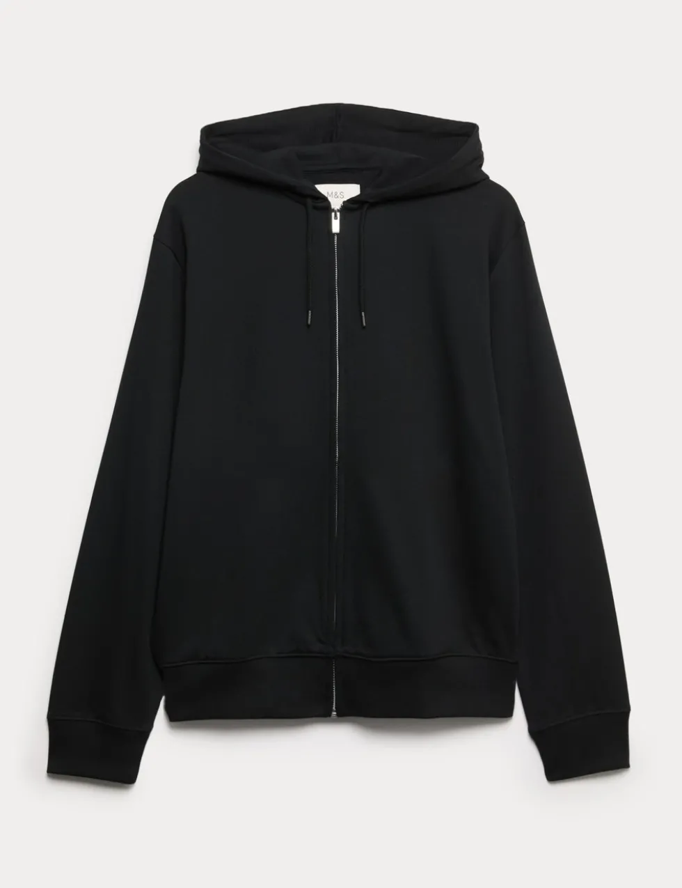 Cotton Rich Zip Through Hoodie