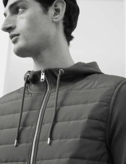 Cotton Rich Zip Up Hooded Jacket with Stormwear™