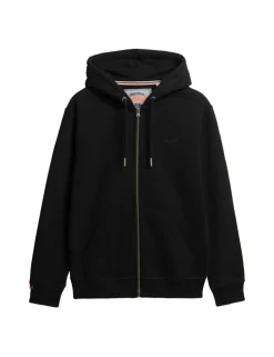 Cotton Rich Zip Up Hoodie