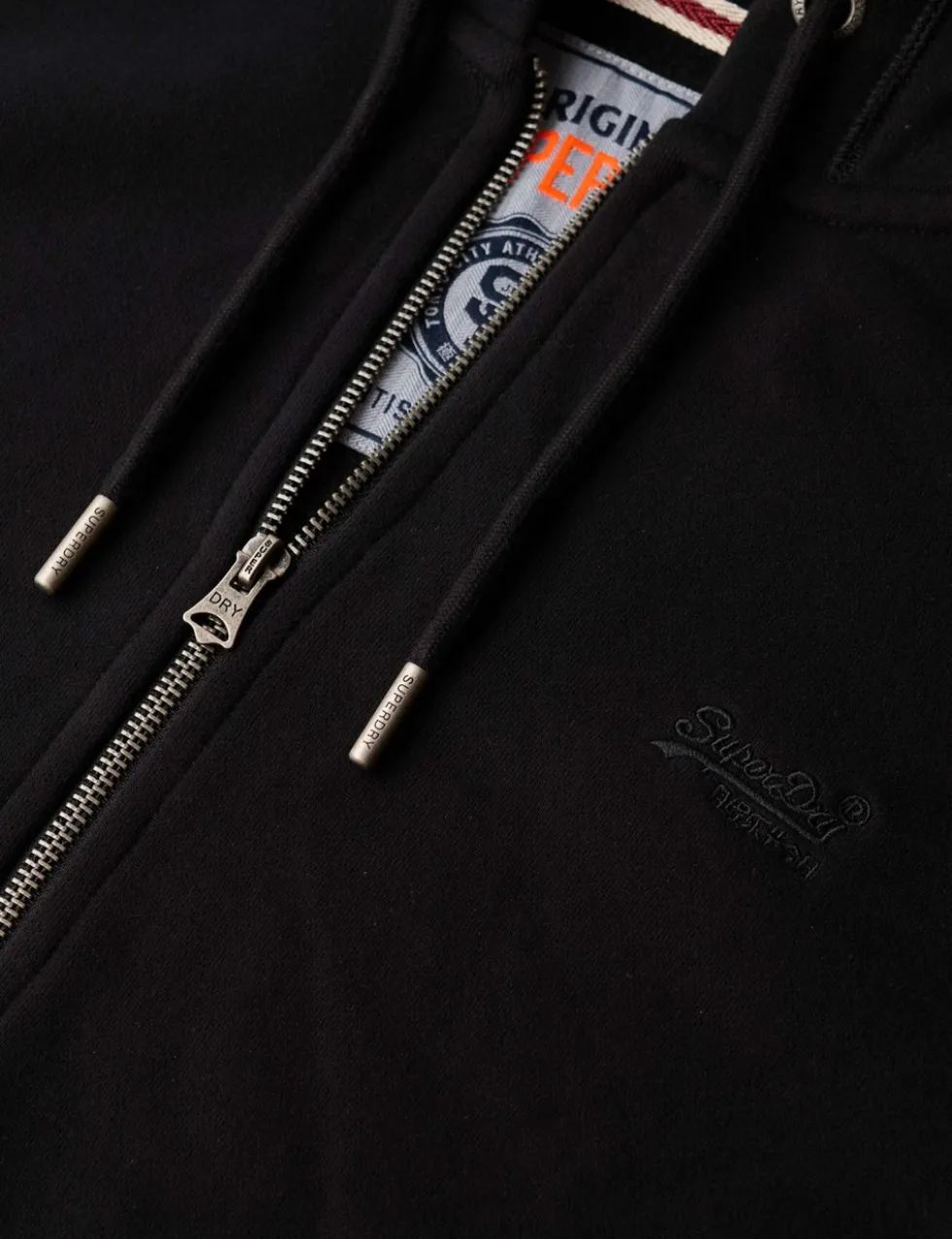 Cotton Rich Zip Up Hoodie