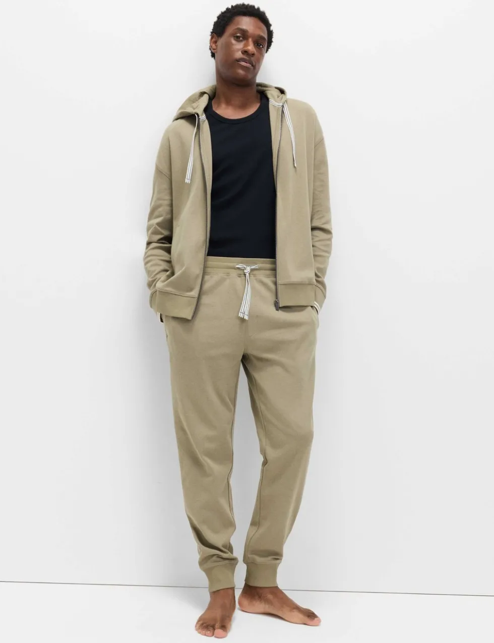 Cotton Rich Zip Up Hoodie