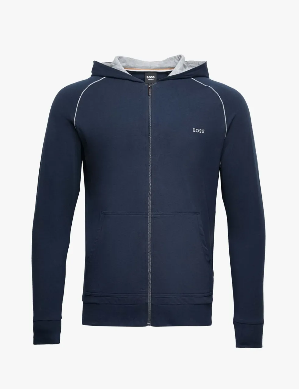 Cotton Rich Zip Up Hoodie