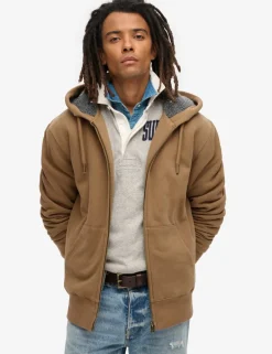 Cotton Rich Zip Up Hoodie