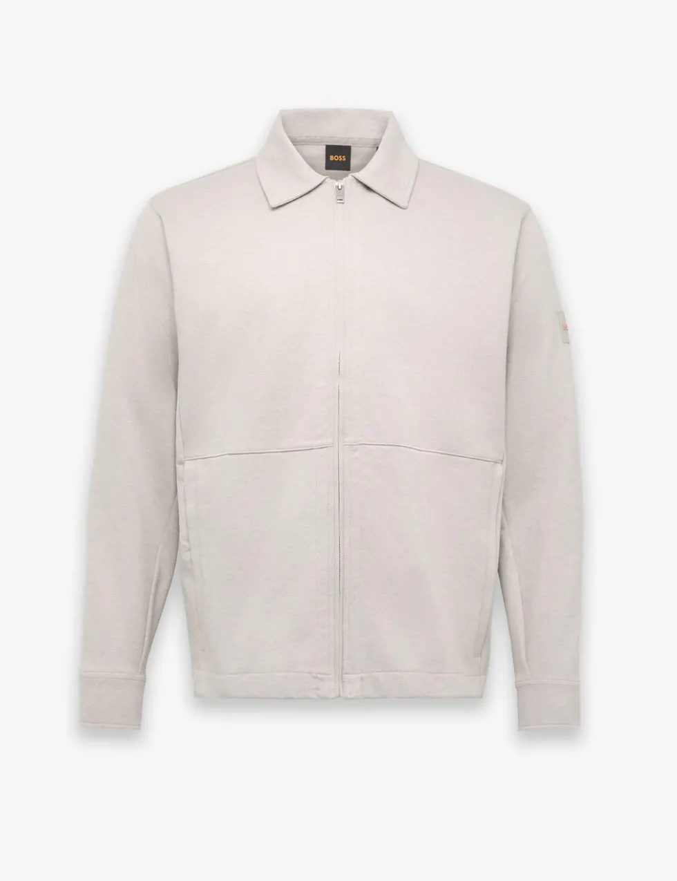 Cotton Rich Zip Up Overshirt