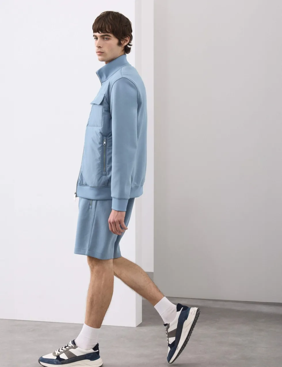 Cotton Rich Zip Up Pocket Jacket