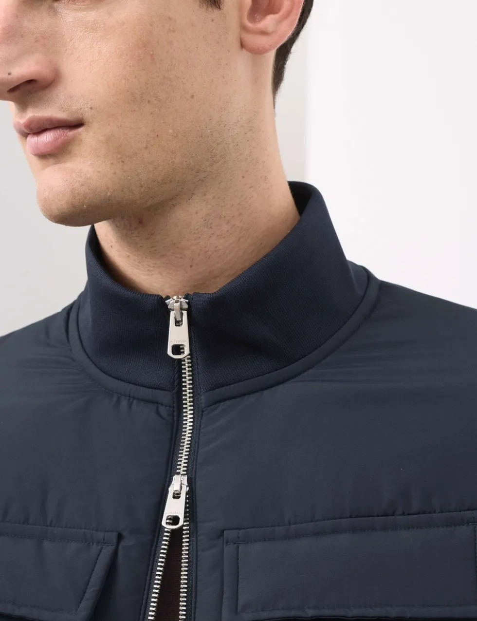 Cotton Rich Zip Up Pocket Jacket