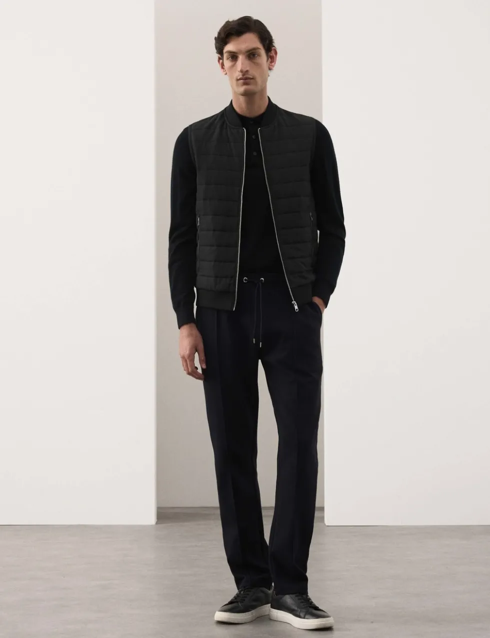 Cotton Rich Zip Up Quilted Gilet with Stormwear™