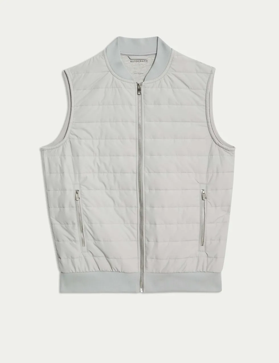 Cotton Rich Zip Up Quilted Gilet with Stormwear™