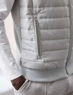 Cotton Rich Zip Up Quilted Gilet with Stormwearâ„¢
