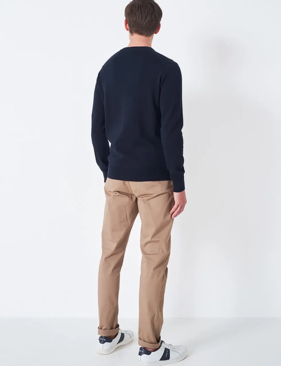 Cotton V-Neck Jumper