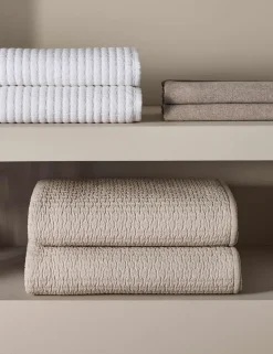 Cotton with Linen Embroidered Bedspread