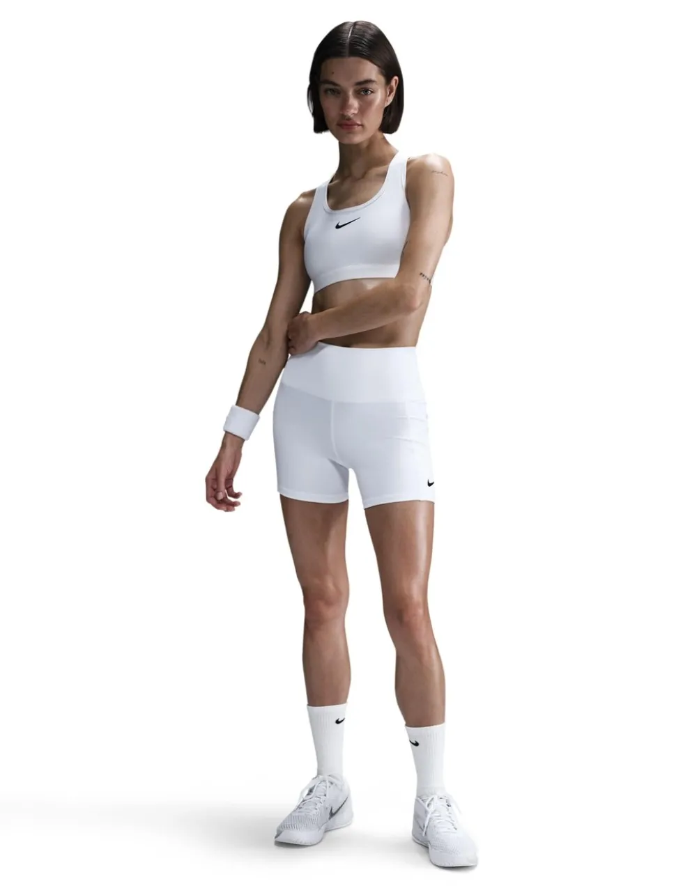 Court Dri Fit High Waisted Tennis Shorts
