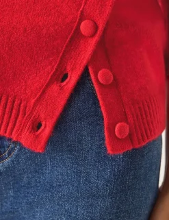 Crew Neck Button Detail Jumper
