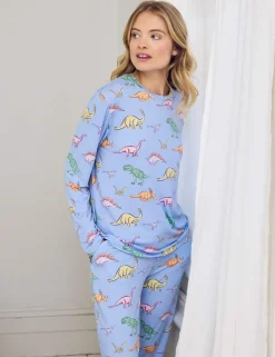 Crew Neck Printed Pyjama Set