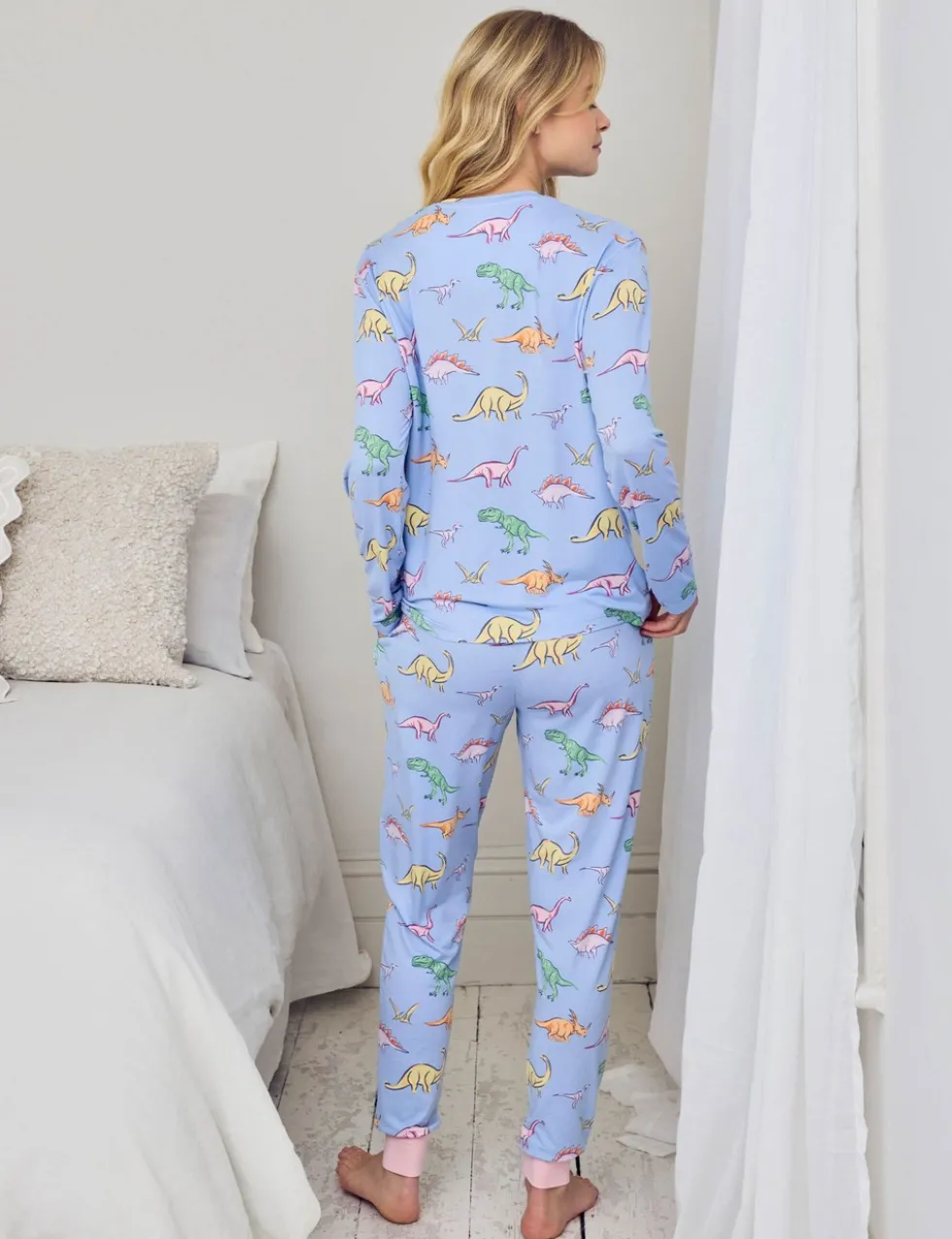 Crew Neck Printed Pyjama Set