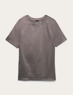 Crew Neck Seamless Fitted Top