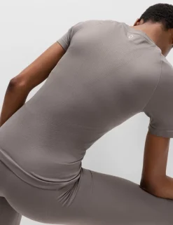 Crew Neck Seamless Fitted Top