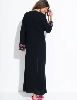 Crinkle Maxi Beach Kimono
