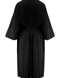Crinkle O Ring Midi Beach Kaftan
