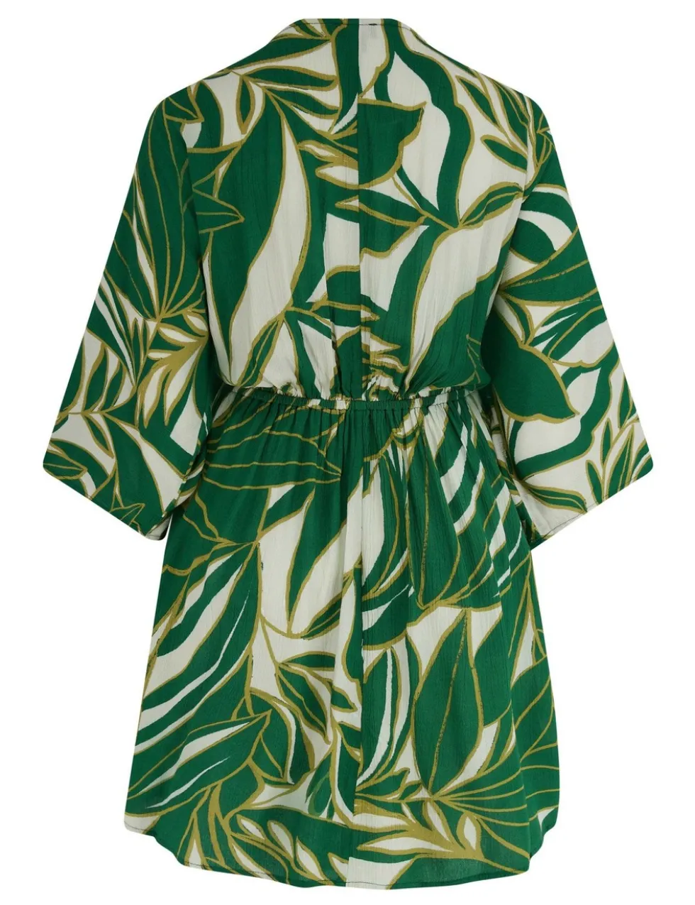 Crinkle O Ring Short Beach Kaftan