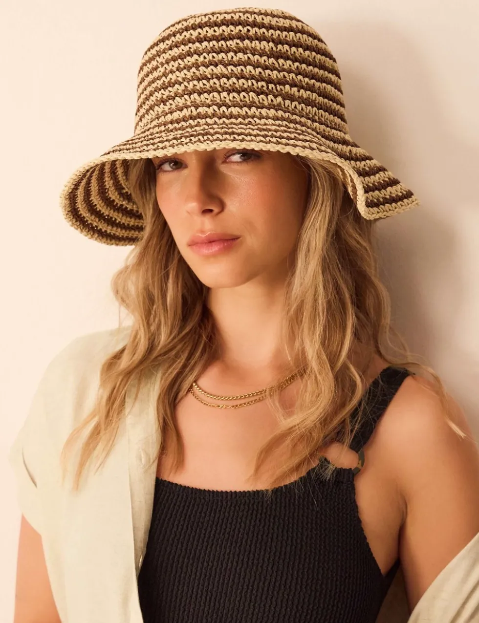 Crinkle Ring Detail Square Neck Swimsuit